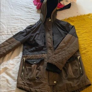 Two Tone Winter Parka/Trench